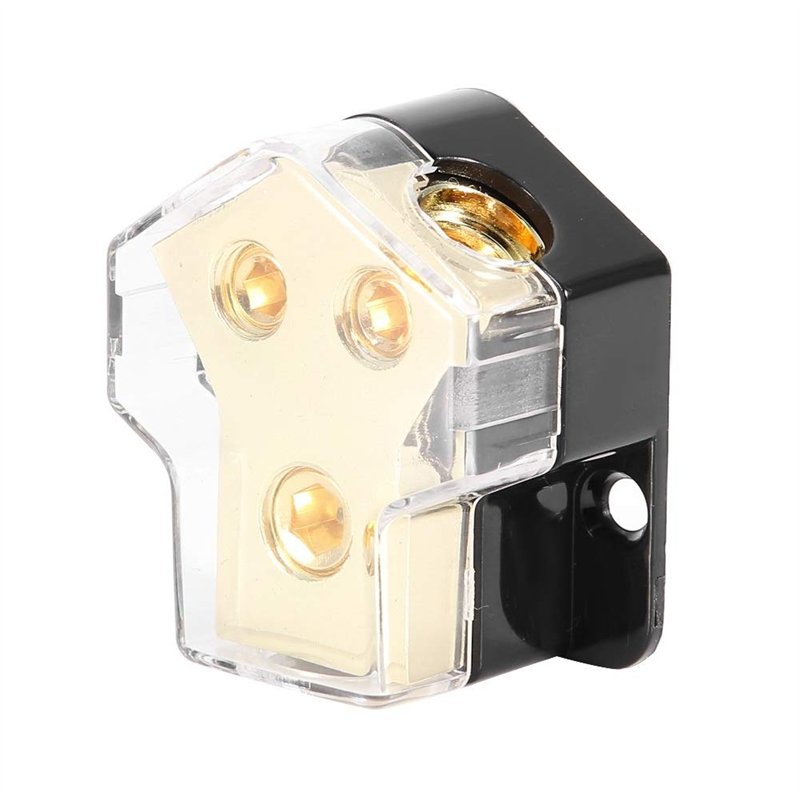 KSTE Bloc de Distribution d'alimentation, Power Audio Distribution Voiture d'alimentation 1 * 1GA dans 2 * 4GA Out Bloc Séparate