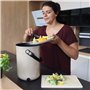 Skaza Bokashi Organko 2 (9.6 L) | Primé Composteur de Cuisine en Plastique Recyclé | Starter Set pour Les Déchets de Cuisine et 