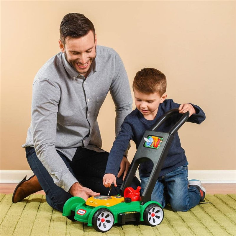 Image secondaire de Little Tikes Gas 'n Go Mower - Realistic Lawn Mower for Outdoor Garden Play - Kid's GardenToy with Mechanical Sounds, Movable Th
