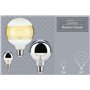 Paulmann 28664 Ampoule LED à filament avec miroir de tête Argenté 2700 K 2,6W E27