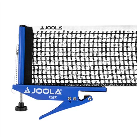 JOOLA Filet de ping-pong KLICK - Garniture de ping-pong indoor sport de loisirs - Technique de serrage - Réglable en hauteur ave