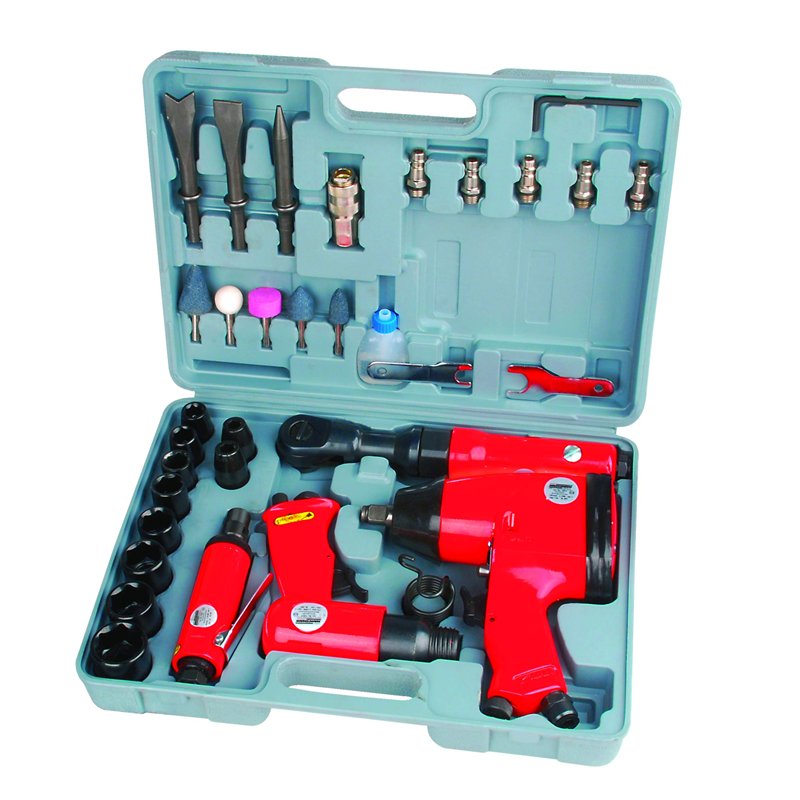 Mannesmann 15033 Set d'outils air comprimé avec accessoires 33 pièces (Import Allemagne)