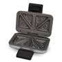 Cloer 6259 Appareil à croque-monsieur pour 2 sandwichs divisés en diagonale, American Toasts, Remplissage XXL, 900W, finition en