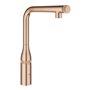 GROHE Essence Smartcontrol Keukenkraan - uittrekbare sproeikop - 360 graden draaibaar - geborsteld warm sunset (mat brons) - 316