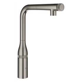 GROHE Essence Smartcontrol Keukenkraan - uittrekbare sproeikop - 360 graden draaibaar - geborsteld hard graphite (mat antraciet)