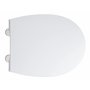 GROHE Siège de toilette Bau en céramique à fermeture souple slim 39923900, blanc alpin, 1 pièce