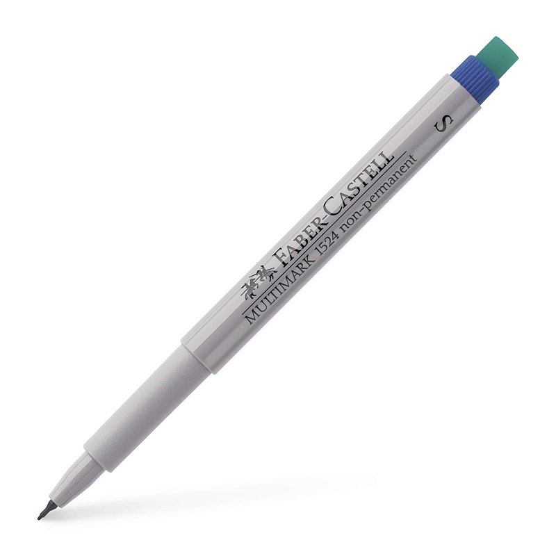 Faber-Castell 515058 Multimark Marqueur Non Permanente S Bleu