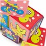 BIECO Cube Bebe Set | Pack de 6 | Cube a Empiler Bebe | Cube Dactivité Bebe | Jeux Bebe Cube Eveil Bébé Jeu Montessori Bebe Jeux
