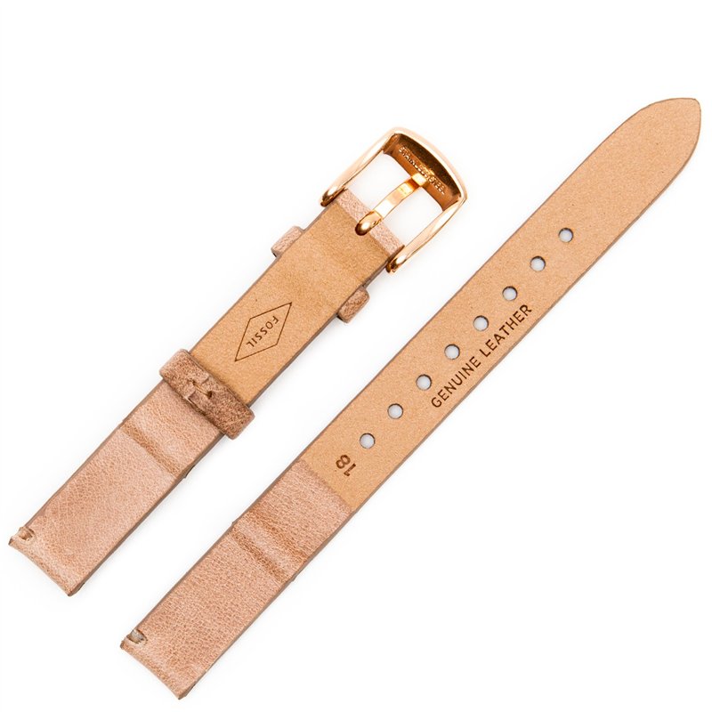 Image secondaire de Fossil Bracelet de Montre 12mm Cuir Beige ES-3466 | LB-ES3466