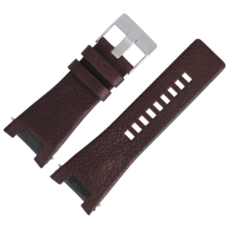 Diesel Bracelet De Montre 18mm Cuir Marron - DZ-4246