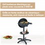 SEVERIN Barbecue électrique 2 000 W avec grille en fonte d'aluminium, Barbecue sur pieds avec couvercle et thermomètre intégré, 