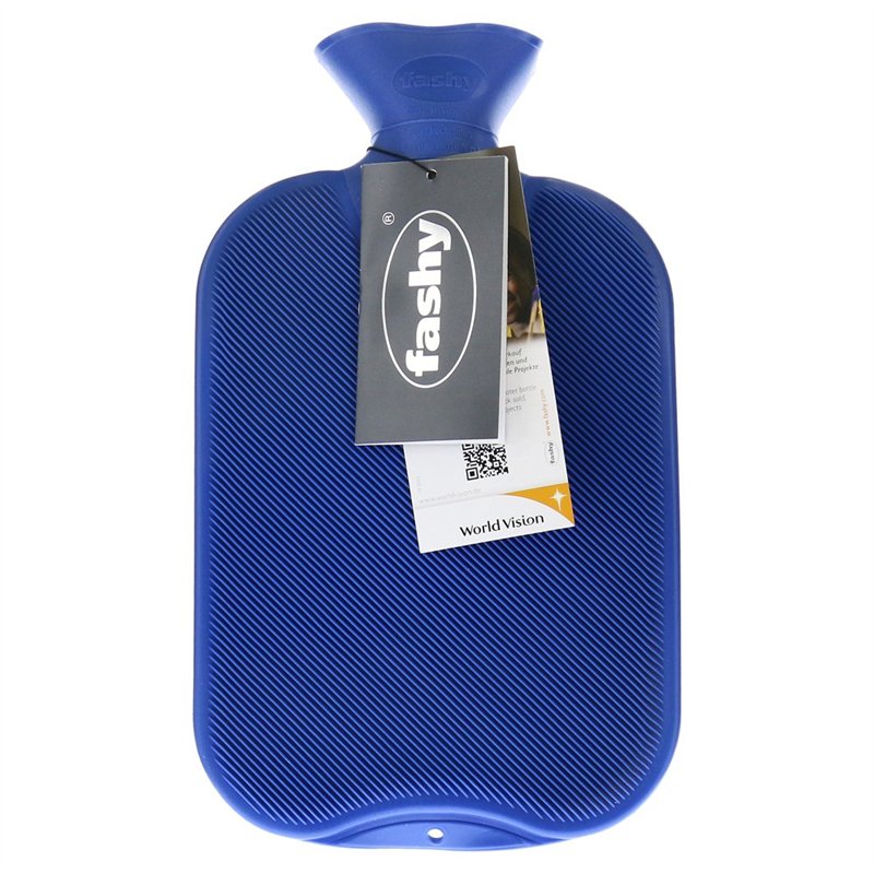 Fashy Bouteille d'eau Chaude, Plastic, Blue