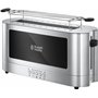 Russell Hobbs Grille Pain [Fente longue 2 Toasts/ 1 Tranche baguette] Elegance Acier chromé (Fente large