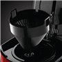 Russell Hobbs Cafetière [Technologie WhirlTech-extraction optimale] Luna rouge (1000W,Verseuse en verre 1,5L, 12 tasses, Program
