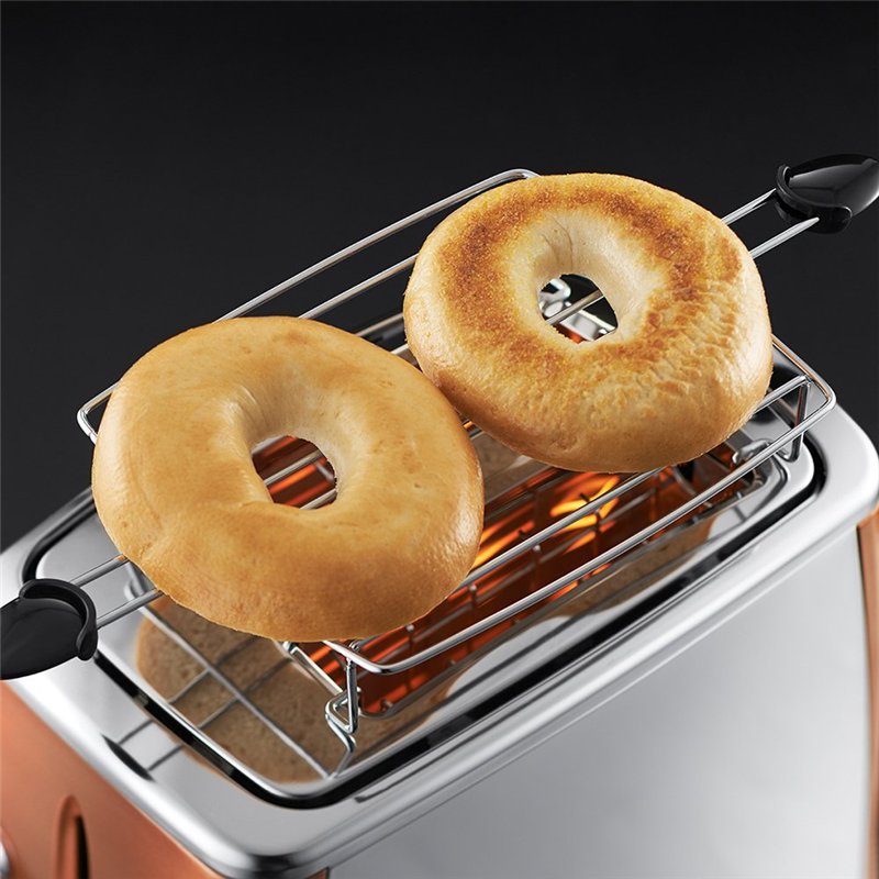 Image secondaire de Russell Hobbs Grille Pain [Pour 2 Tranches] Luna Cuivre Inox