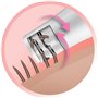 Remington Epilateur électrique [Soin visage Kit:3en1] Smooth&Silky (épilateur visage longue durée, brosse nettoyante visage,tête