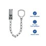 Maximex Chaîne poignée de porte verrouillable, Argent mat