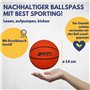 BEST SPORTING Mini Ballon de Basketball Micro Adventure - Taille 1, Orange, 160 g - Qualité Supérieure pour Enfants