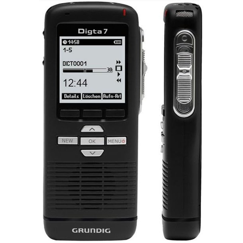 Image secondaire de Grundig Digta 7 Slide, Dictaphone Noir avec Digtasoft One, Typ 702