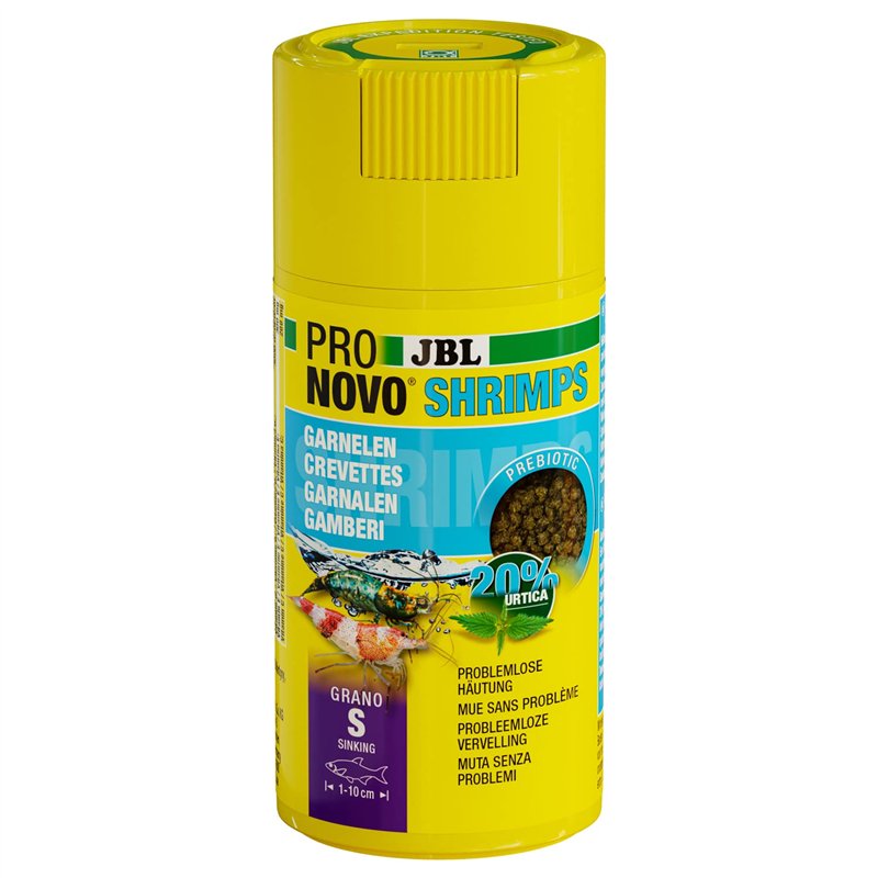 JBL PRONOVO SHRIMPS GRANO, Granulés pour Poissons, taille S, 100 ml