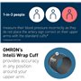 OMRON OMH7361-E Tensiomètre brassard électronique Intelli It connecté M7 Noir/blanc