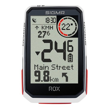Sigma ROX 4.0 White HR Set Ordinateur De Vélo sans Fil