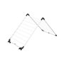 Vileda 157233 Séchoir baignoire en Acier 67 x 8 x 141 cm Blanc