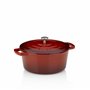 Kela 11948 Cocotte en Fonte Emaillée Ronde
