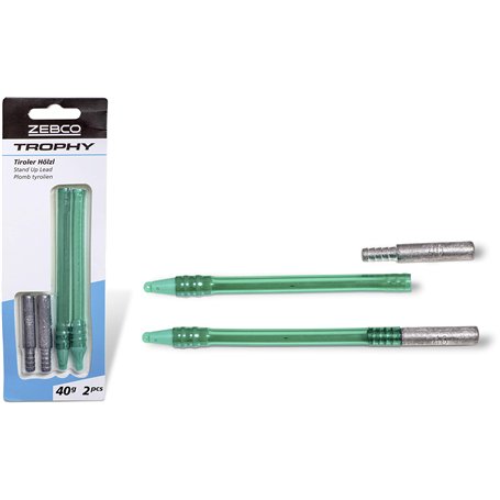 Zebco Trophy de qualité en Bois du Tyrol - Plomb de Base - Accessoire de pêche - Divers - 20 g