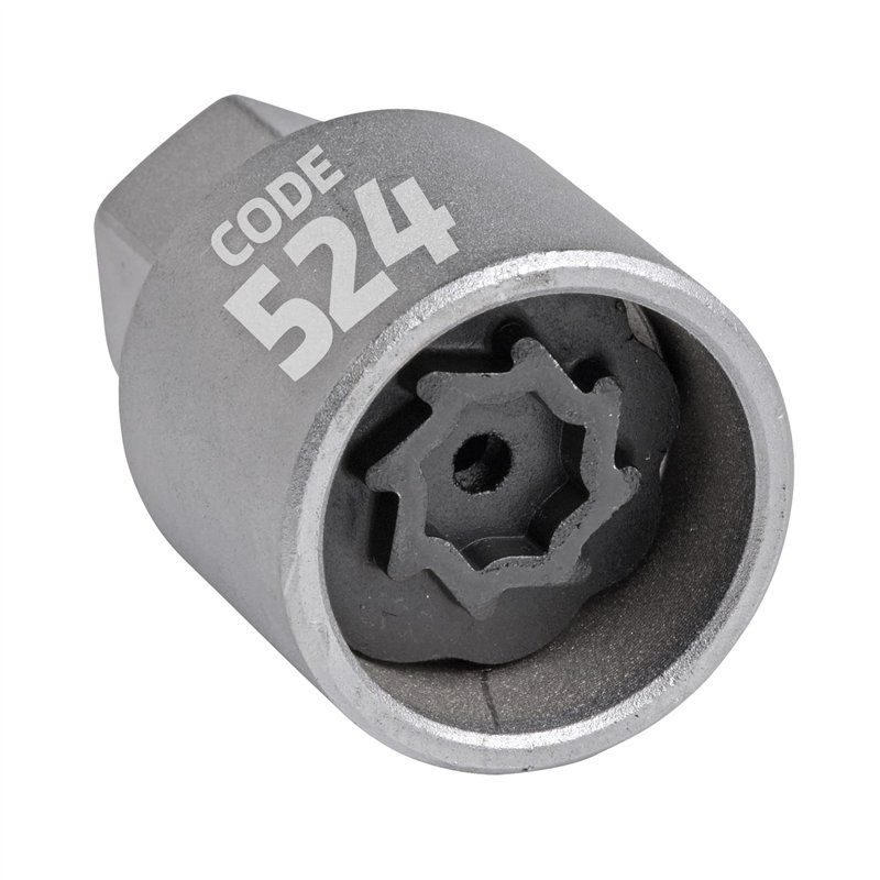 SW-Stahl 02383L-4 Adaptateur d'antivol de jante 524 I Convient pour VW I Déverrouillage des serrures de jante I Outil de démonta