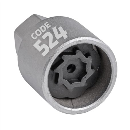 SW-Stahl 02383L-4 Adaptateur d'antivol de jante 524 I Convient pour VW I Déverrouillage des serrures de jante I Outil de démonta
