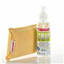Tibhar Kit de nettoyage pour tennis de table | Nettoyant pour revêtement Grip avec éponge combinée | Kit d'entretien de revêteme