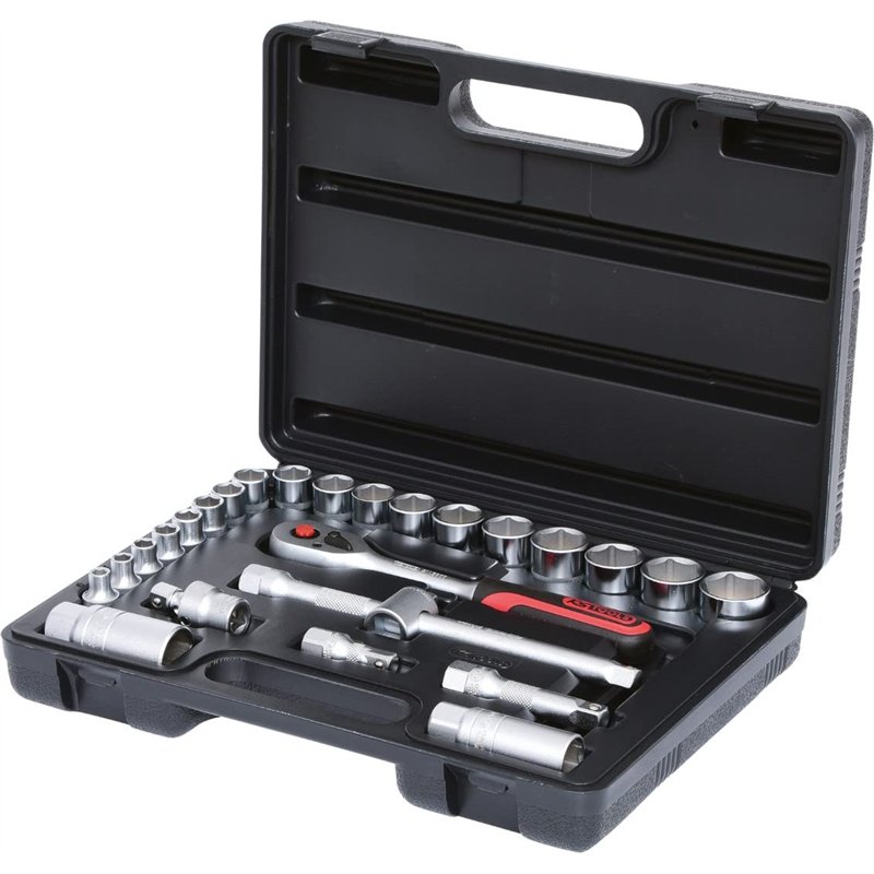 KS Tools 911.0626 Coffret de douilles F6 3/8'' - CHROMEmat - 26 pcs