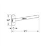 KS TOOLS 140.5212 Maillet à embout nylon 340g - tête Ø35mm - avec manche frêne galbé Multicolore Taille Unique