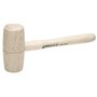 Maillet bois 300g - tête Ø60mm - avec manche frêne galbé