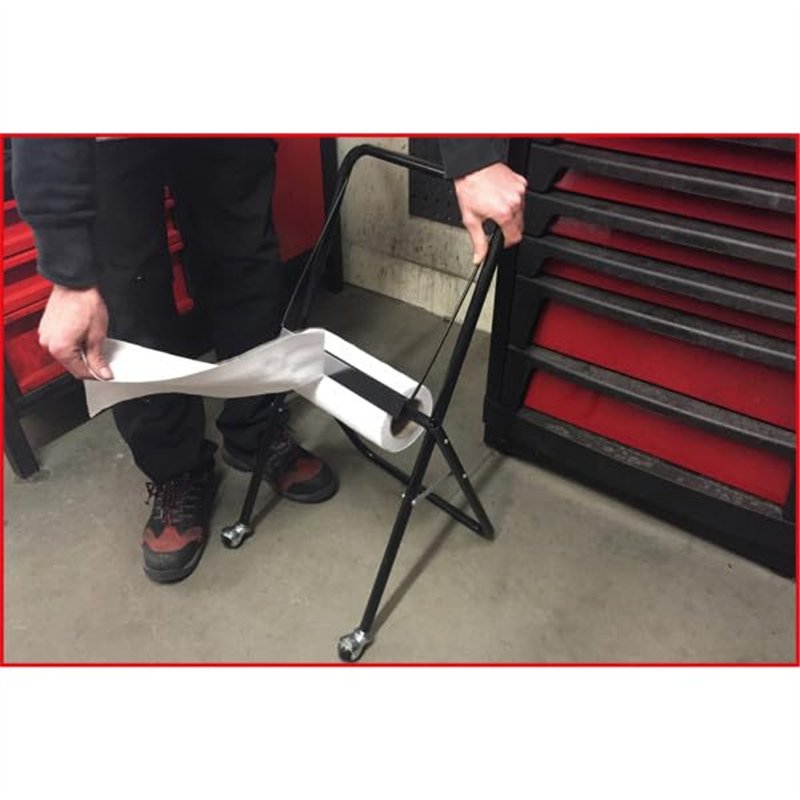 Image secondaire de KS TOOLS 800.0158 Pieds pour dévidoirs à papier, Noir