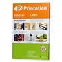 Printation Étiquettes Autocollantes 210 x 148 mm - 200 Étiquettes, 100 Feuille A4 imprimante avec 2 Étiquettes A5 - Étiquettes d