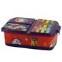 PAW PATROL Boîte à Lunch pour Enfants avec 3 Compartiments - Boîte à Repas en Plastique avec Fermeture à Clip - pour Maternelle