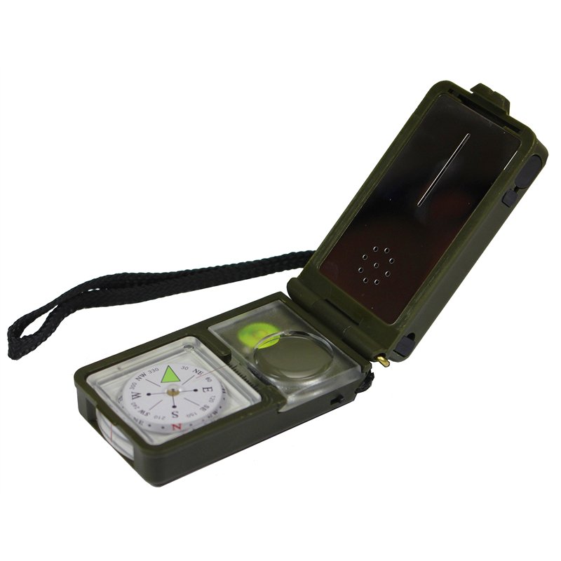 Image secondaire de Mil-Tec Boussole de Carte 10 Fonctions Noir Taille Unique