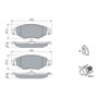 Bosch BP376 - Plaquettes de Frein Avant pour Voiture - Qualité Bosch - Réduction du Bruit et de la Poussière - Certifié ECE-R90 