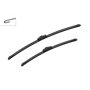Bosch Balais d'Essuie–Glace Plats Aerotwin Retrofit AR701S, Longueur: 650mm/500mm – 1 Paire de Balais avant