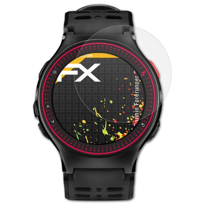 atFoliX Protecteur d'écran compatible avec Garmin Forerunner 225 Film Protection d'écran, antiréfléchissant et absorbant les cho