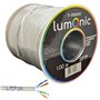 Lumonic 100m câble réseau CAT 6 S/FTP PIMF I Câble Cat6