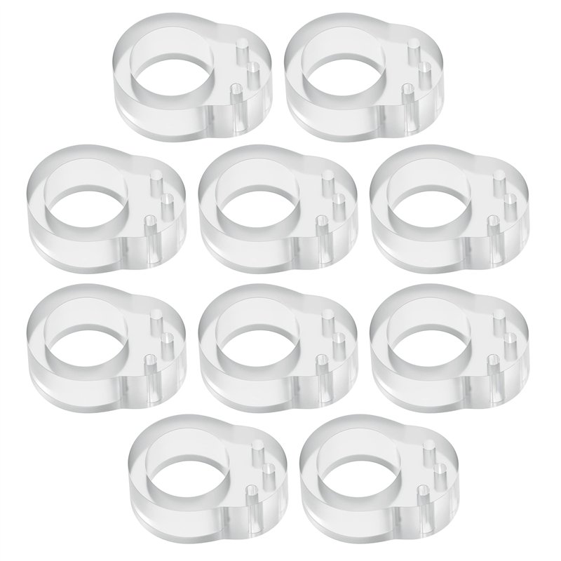 Mitavo Protection Poignee Porte Lot de 10, Butoir Poignée de Porte, Butée de Porte Poignée, Pare-Chocs pour Poignées de Porte et