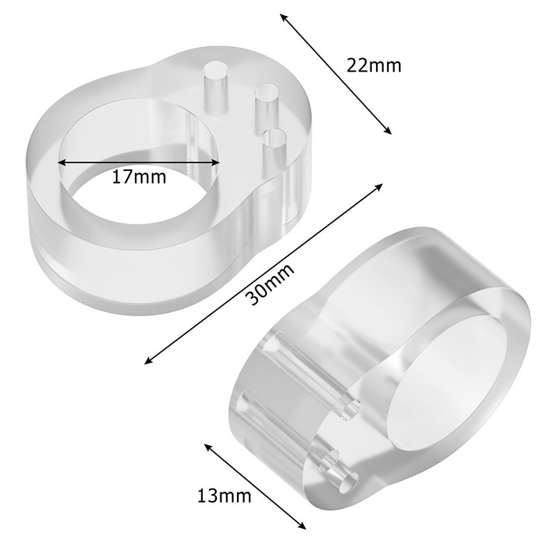 Image secondaire de Mitavo Protection Poignee Porte Lot de 10, Butoir Poignée de Porte, Butée de Porte Poignée, Pare-Chocs pour Poignées de Porte et