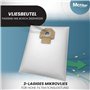 McFilter | 10 sacs à poussière en non-tissé pour Bosch GAS 20 L AFC | GAS 15 L | GAS 1200 L Professional | comme Bosch 260541122
