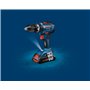 Bosch Professional 18V System Perceuse-Visseuse à Percussion sans Fil GSB 18V-55 (Batterie 2x2.0 Ah + Chargeur Inclus, 35 pcs. S