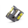 vhbw Ruban remplacement pour Dymo 18054 pour imprimante d'étiquettes Noir sur Jaune