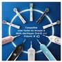 Oral-B Cross Action Clean Maximiser, Brossettes de rechange, Embout, Pack de 8 pour Brosse à Dents Électrique Format Spécial Boî