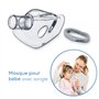 Masque d'inhalation Beurer pour bébé, avec sangle de maintien, pour les bébés et les jeunes enfants de 0 à 3 ans, accessoires d'